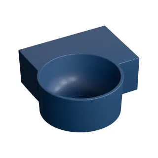 Omnires OVO M+ umywalka nablatowa/wisząca - prawa, 33 x...