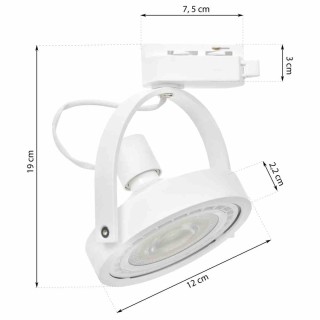 Oprawa Lugar Track Biały 1xAR111 GU10 ML5701