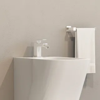 Omnires FONTANA ceramiczny bidet wiszący, 49 x 35 cm, biały połysk FONTANABIBP