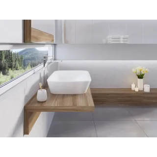Ravak Umywalka ceramiczna Ceramic 60 R, biały XJX01160002