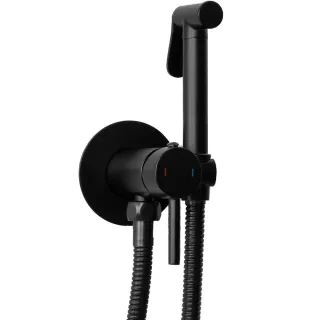 Rea BATERIA BIDETOWA PODTYNKOWA LOOP LUNGO CZARNA REA-B8978