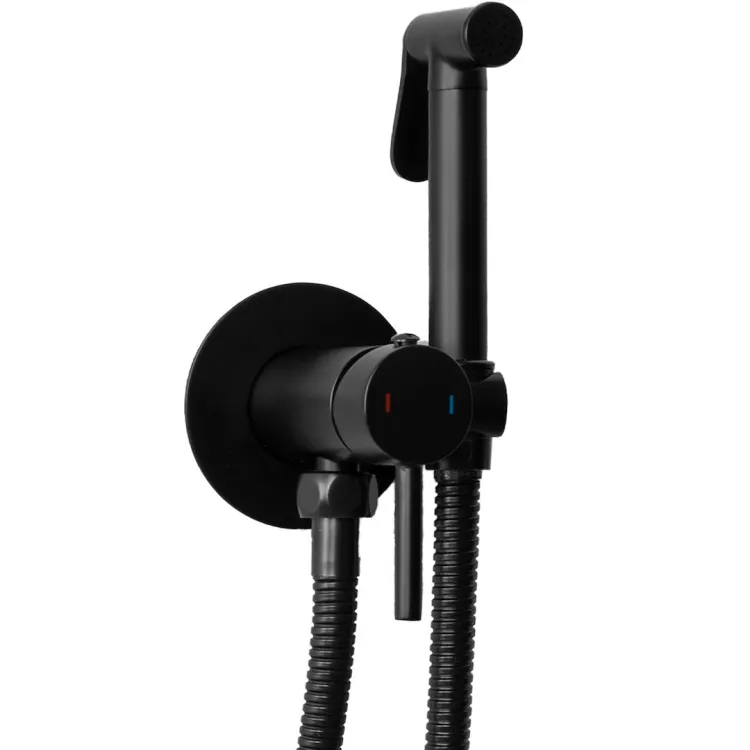 Rea BATERIA BIDETOWA PODTYNKOWA LOOP LUNGO CZARNA REA-B8978
