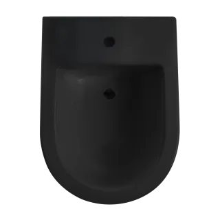 Invena BIDET WISZĄCY GLAMOUR RYFLOWANY, CZARNY MAT CB-92-005-L