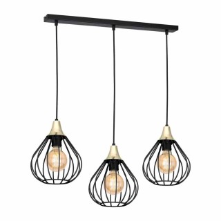 Lampa wisząca KANE BLACK 3xE27 MLP4795