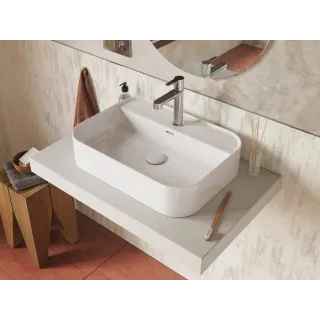 Ravak Umywalka ceramiczna Ceramic Slim Shelf R 55, biały XJX01155005