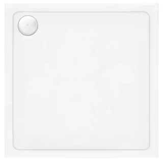 Rea BRODZIK SAVOY WHITE 80x80x6cm + SYFON REA-K1906