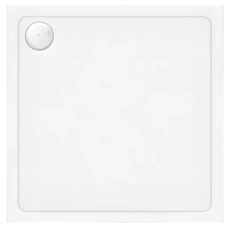 Rea BRODZIK SAVOY WHITE 80x80x6cm + SYFON REA-K1906