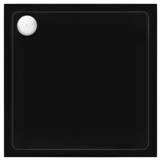 Rea BRODZIK SAVOY BLACK 80x80x6cm + SYFON REA-K4804