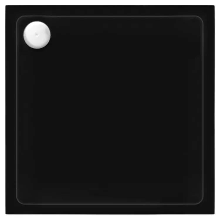Rea BRODZIK SAVOY BLACK 80x80x6cm + SYFON REA-K4804