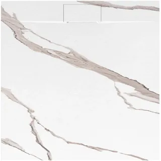Rea BRODZIK BAZALT CARRARA WHITE 90x90 REA-K7002