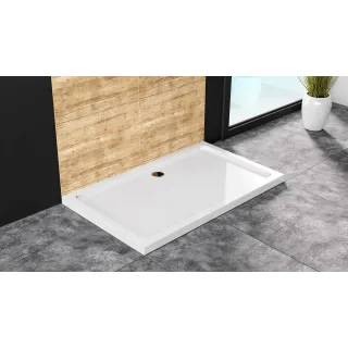Rea BRODZIK SAVOY WHITE 80x80x6cm + SYFON REA-K1906