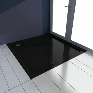Rea BRODZIK SAVOY BLACK 80x80x6cm + SYFON REA-K4804