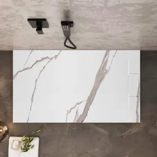Rea BRODZIK BAZALT CARRARA WHITE 90x120 REA-K7001