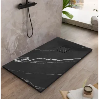 Rea BRODZIK MAGNUM CARRARA BLACK 90x120 REA-K7009
