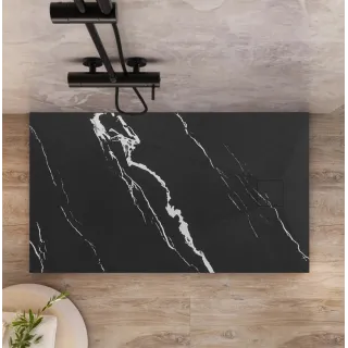 Rea BRODZIK MAGNUM CARRARA BLACK 90x120 REA-K7009