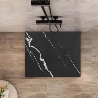 Rea BRODZIK MAGNUM CARRARA BLACK 80x100 REA-K7007