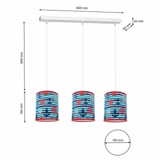 Lampa sufitowa MARINE 3xE27 MLP4957