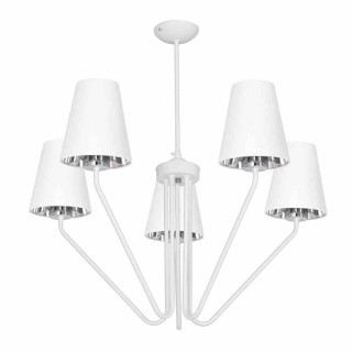 Żyrandol VICTORIA WHITE 5xE27 MLP4918