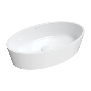 Omnires BARI M+ kompozytowa umywalka nablatowa, 50 x 30...