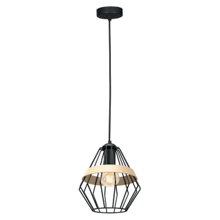 Lampa wisząca CLIFF BLACK 1xE27 MLP5524