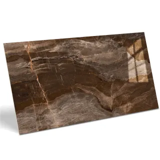 Egen Martian Brown 60x120 cm płytka gresowa brązowy marmur połysk rect. (1.44)