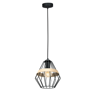 Lampa wisząca CLIFF BLACK 1xE27 MLP5524