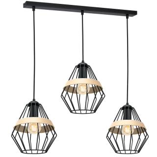 Lampa wisząca CLIFF BLACK 3xE27 MLP5525