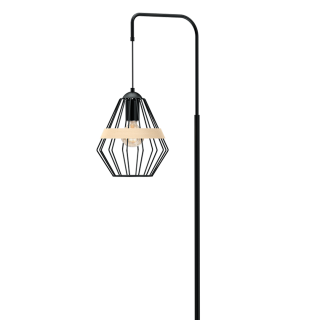 Lampa stojąca CLIFF BLACK 1xE27 MLP5528