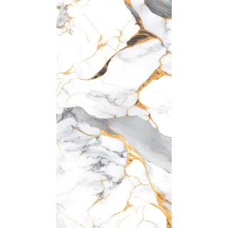 Egen Rioford Black 60x120 cm płytka gresowa czarno biały marmur ze złotymi żyłami carving (1.44)