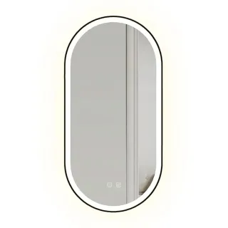 Rea LUSTRO LED OVL BLACK 50X100CM HOM-02505