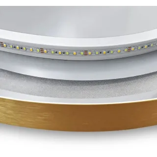 Rea LUSTRO LED OLL BRUSH GOLD 60X90CM HOM-02509