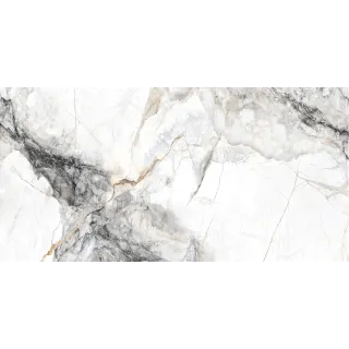Egen Venus White 60x120 cm płytka gresowa biały marmur z szarym i złotym użyleniem połysk rect. (1.44)