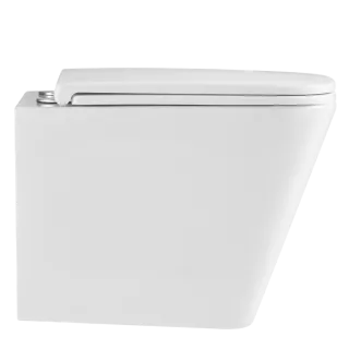 Invena MISKA WC PODWIESZANA, QFS, FLORINA KWADRATOWA, Z DESKĄ WOLNOOPADAJĄCĄ CE-94-001-L