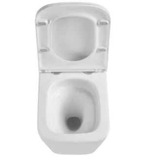 Invena MISKA WC PODWIESZANA, QFS, FLORINA KWADRATOWA, Z DESKĄ WOLNOOPADAJĄCĄ CE-94-001-L