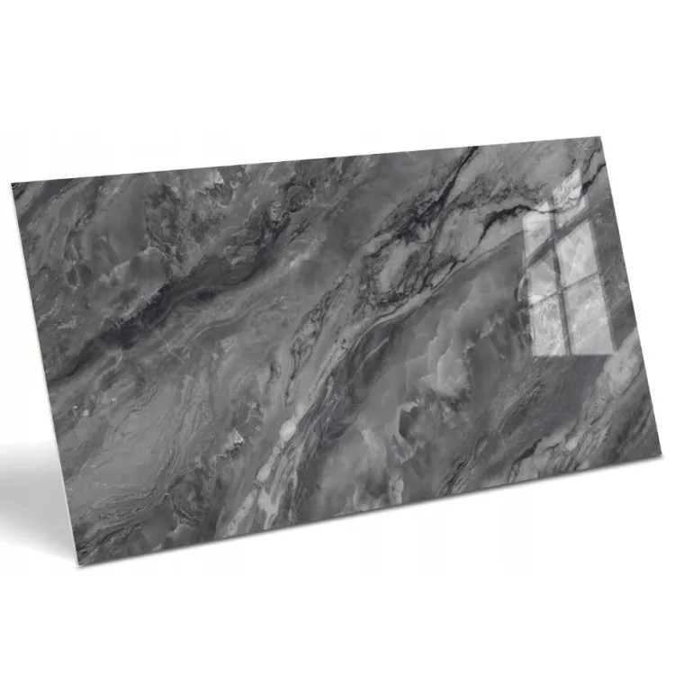 Egen Dragon Black 60x120 cm płytka gresowa grafitowy marmur połysk rect. (1.44)