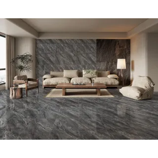 Egen Dragon Black 60x120 cm płytka gresowa grafitowy marmur połysk rect. (1.44)