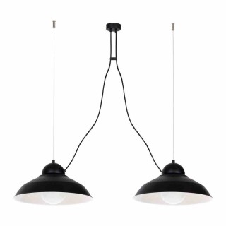 Lampa wisząca GUSTAV BLACK 2xE27 MLP4814