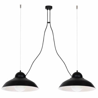 Lampa wisząca GUSTAV BLACK 2xE27 MLP4814