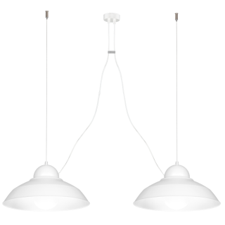 Lampa wisząca GUSTAV WHITE 2xE27 MLP4816