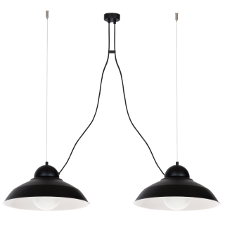 Lampa wisząca GUSTAV BLACK 2xE27 MLP4814