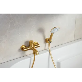 KFA Armatura MOZA BRUSHED GOLD bateria wannowa 5034-010-31