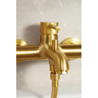 KFA Armatura MOZA BRUSHED GOLD bateria wannowa 5034-010-31