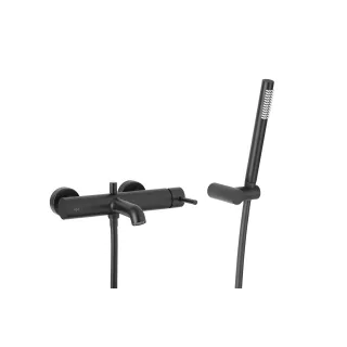 KFA Armatura MOZA BLACK bateria wannowa pozioma z...