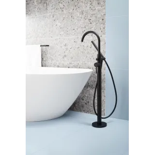 KFA Armatura MOZA BLACK bateria wannowa wolnostojąca 5035-510-81