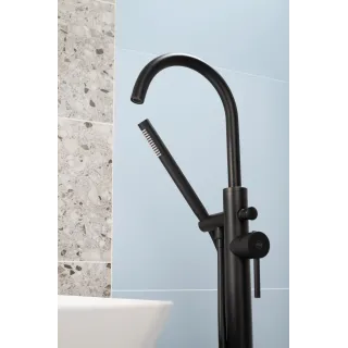 KFA Armatura MOZA BLACK bateria wannowa wolnostojąca 5035-510-81