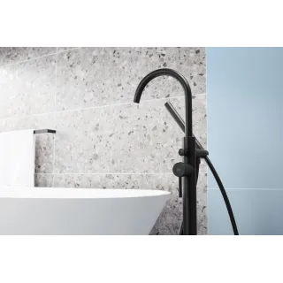 KFA Armatura MOZA BLACK bateria wannowa wolnostojąca 5035-510-81