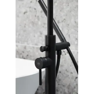 KFA Armatura MOZA BLACK bateria wannowa wolnostojąca 5035-510-81