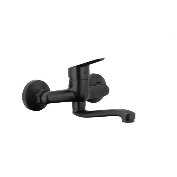 KFA Armatura SPARC BLACK bateria umywalkowa ścienna 5410-810-81