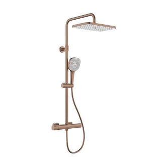 KFA Armatura MALAGA ROSE GOLD deszczownia z baterią...