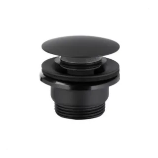 KFA Armatura uniwersalny klik-klak stalowy BLACK 660-320-81